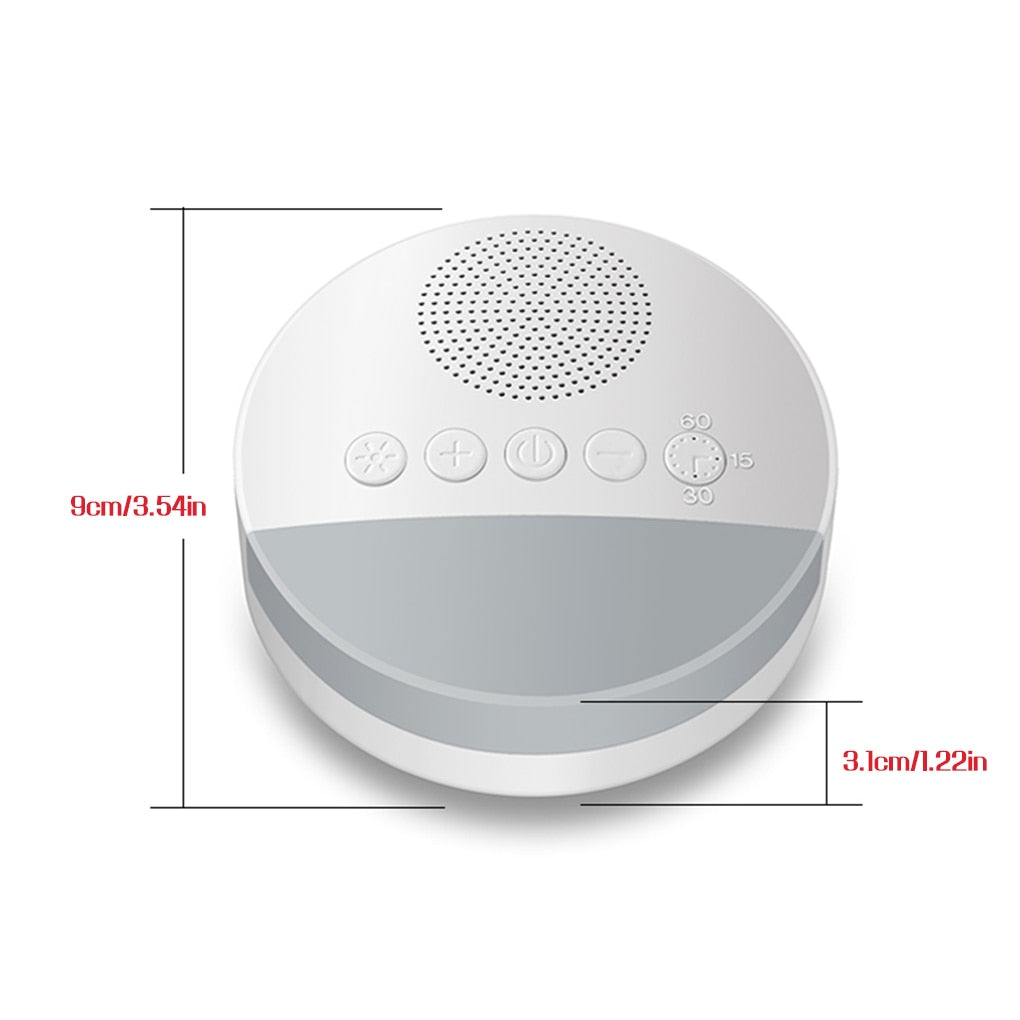 USB Rechargeable White Noise Sound Machine by HitMyNeed