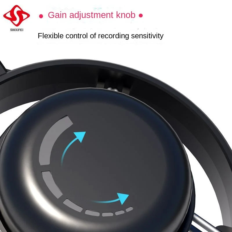 USB RGB Hypercardioid Microphone for PC & Mac by HitMyNeed