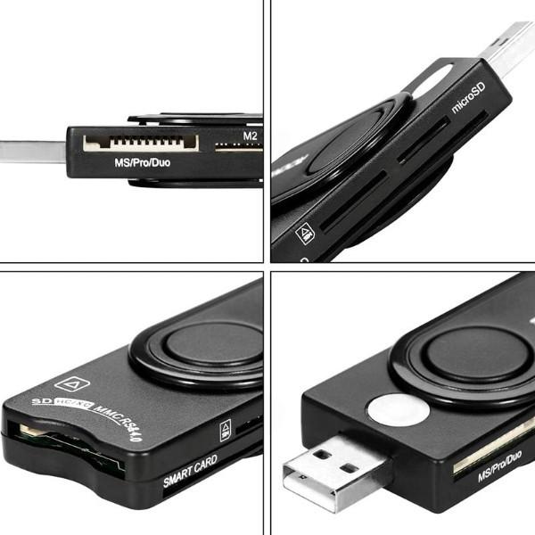USB Smart Card & Memory Card Reader CAC Compatible by HitMyNeed