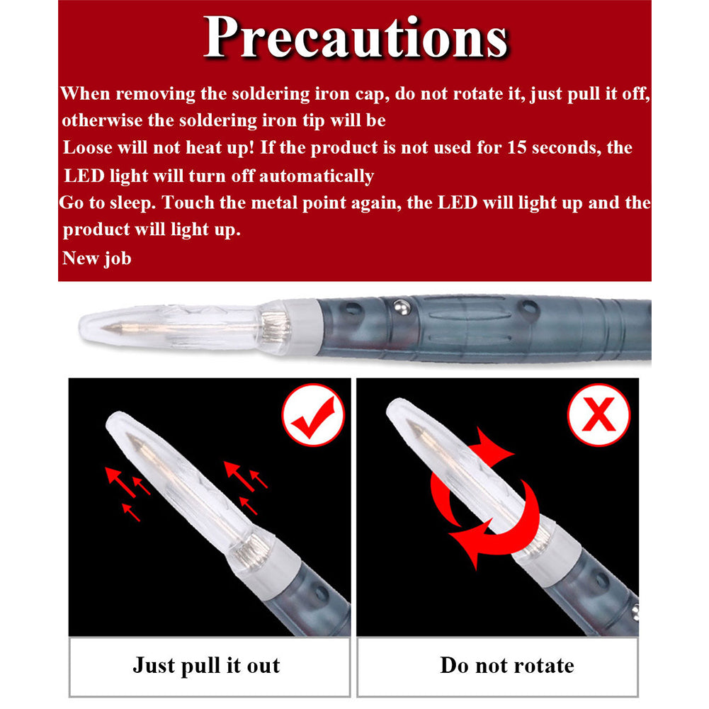 USB Soldering Iron with Indicator Light 8W by HitMyNeed