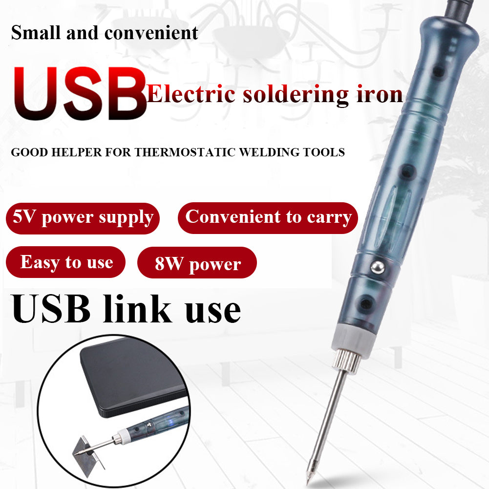 USB Soldering Iron with Indicator Light 8W by HitMyNeed