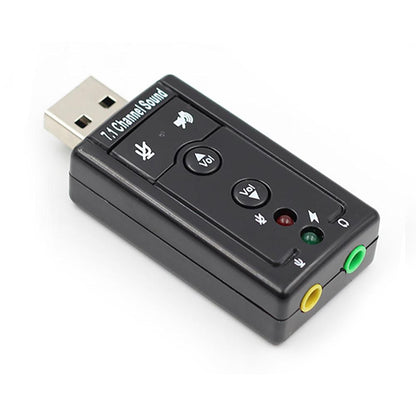 USB Sound Card Adapter with Virtual 7.1 Audio by HitMyNeed
