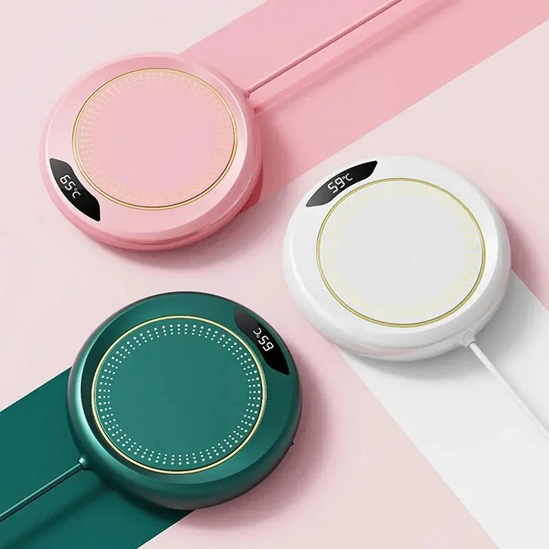 USB Thermostatic Heating Coaster with 3 Heat Levels by HitMyNeed