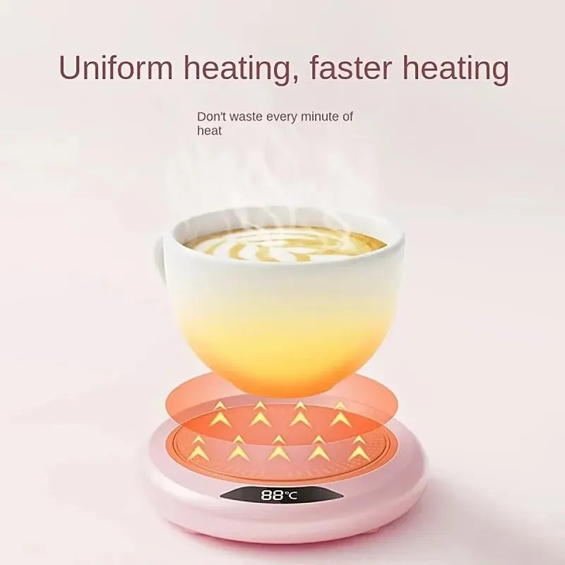 USB Thermostatic Heating Coaster with 3 Heat Levels by HitMyNeed