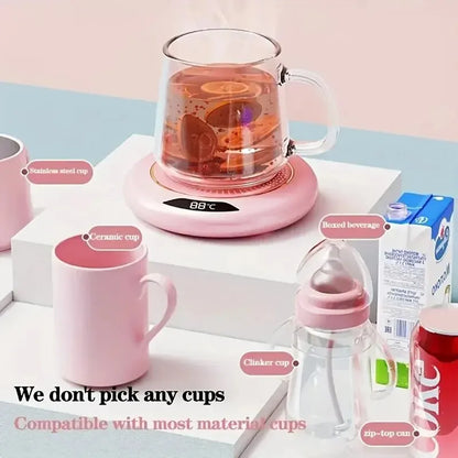 USB Thermostatic Heating Coaster with 3 Heat Levels by HitMyNeed