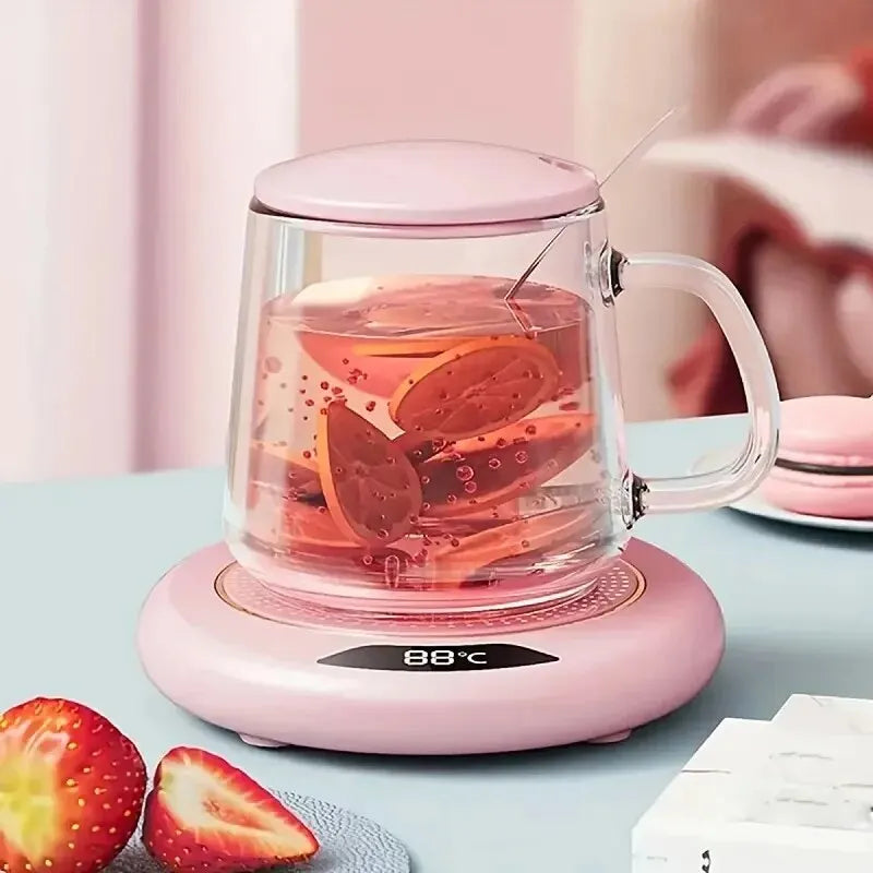 USB Thermostatic Heating Coaster with 3 Heat Levels by HitMyNeed