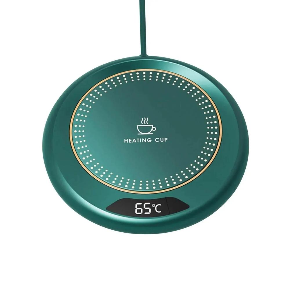 USB Thermostatic Heating Coaster with 3 Heat Levels green by HitMyNeed