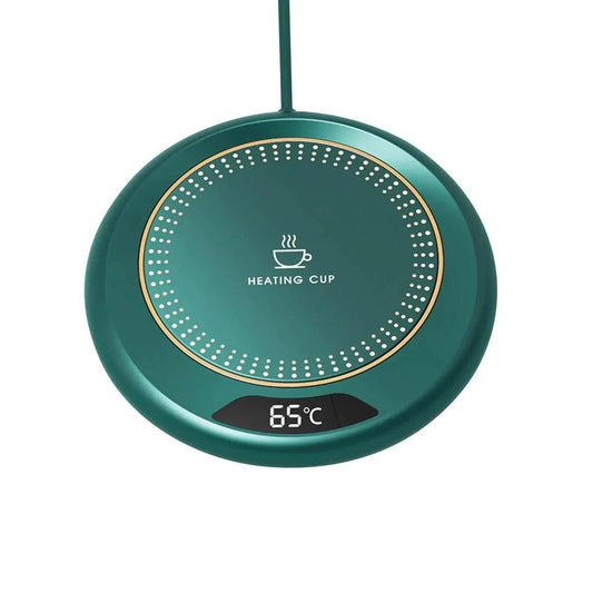 USB Thermostatic Heating Coaster with 3 Heat Levels green by HitMyNeed
