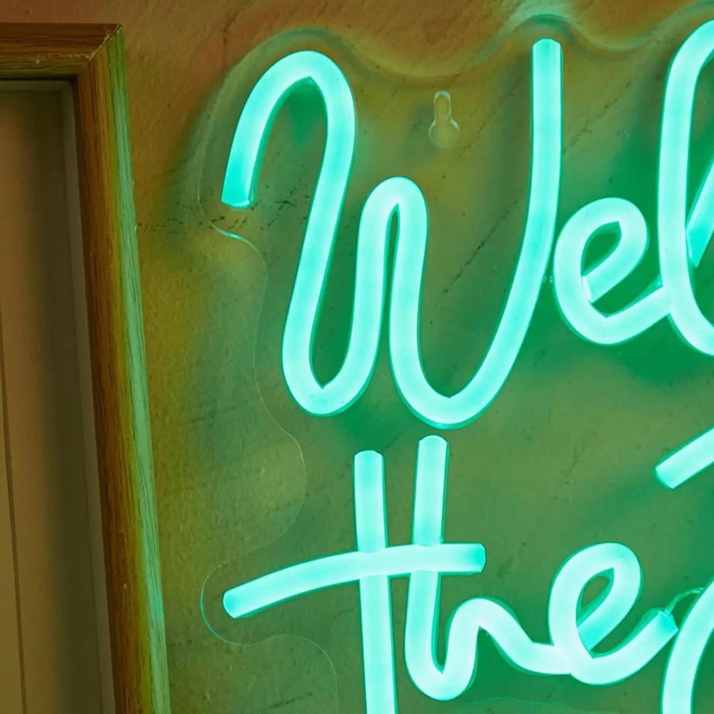 USB Welcome to the Jungle Neon Sign, 31.5 x 23.5cm by HitMyNeed