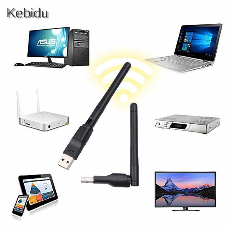 USB WiFi Adapter 150Mbps with 2dBi Antenna by HitMyNeed