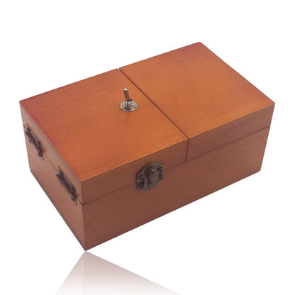 Useless Box Wooden Desk Toy Novelty Gift by HitMyNeed