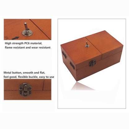 Useless Box Wooden Desk Toy Novelty Gift by HitMyNeed
