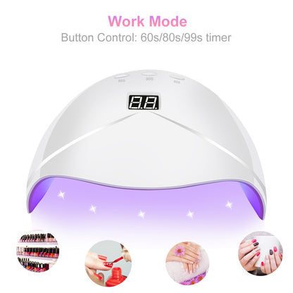 UV LED Nail Lamp Quick Dry with Timer Settings by HitMyNeed