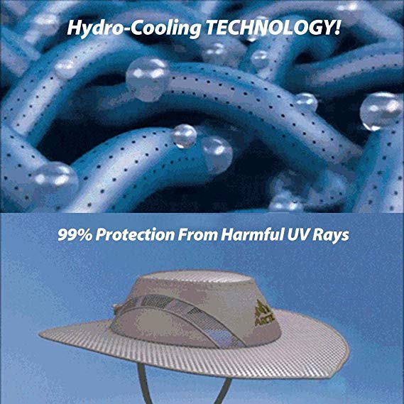UV Protection Cooling Hat with Sun Shield by HitMyNeed