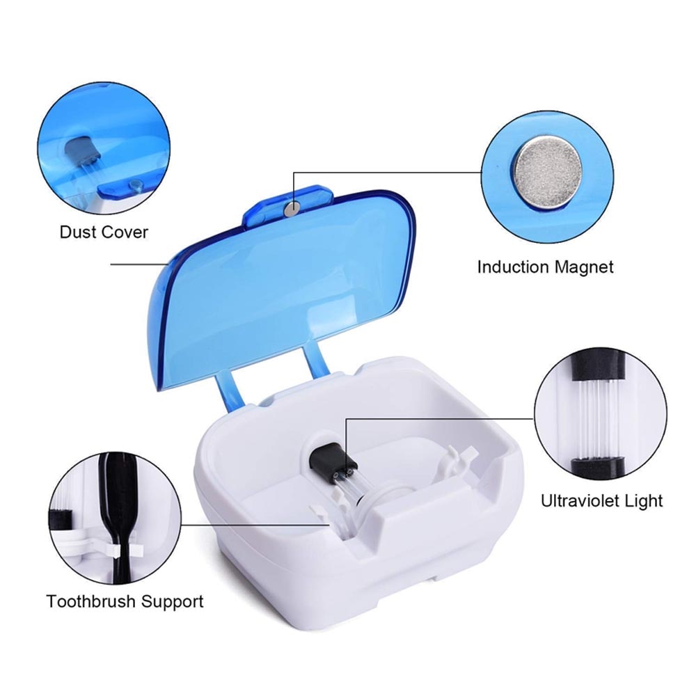 UV Toothbrush Sterilizer Wall-Mounted Holder by HitMyNeed