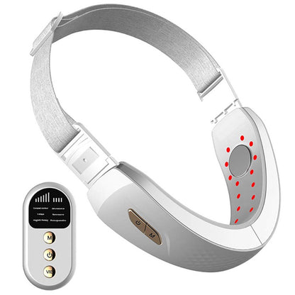 V-Line LED Facial Lifting & Double Chin Reducer Device white by HitMyNeed