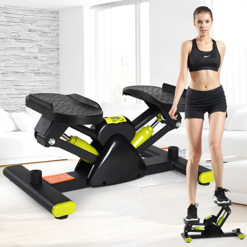 V-Type Swing Stepper Machine for Home Workouts green by HitMyNeed