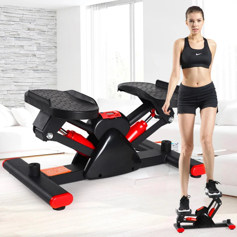 V-Type Swing Stepper Machine for Home Workouts red by HitMyNeed