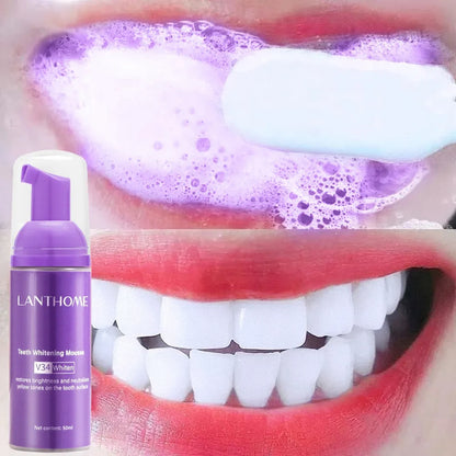 V34 Toothpaste Mousse Teeth Whitening 50ml by HitMyNeed