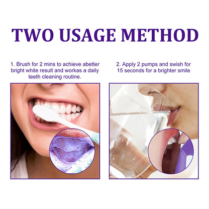 V34 Toothpaste Mousse Teeth Whitening 50ml by HitMyNeed