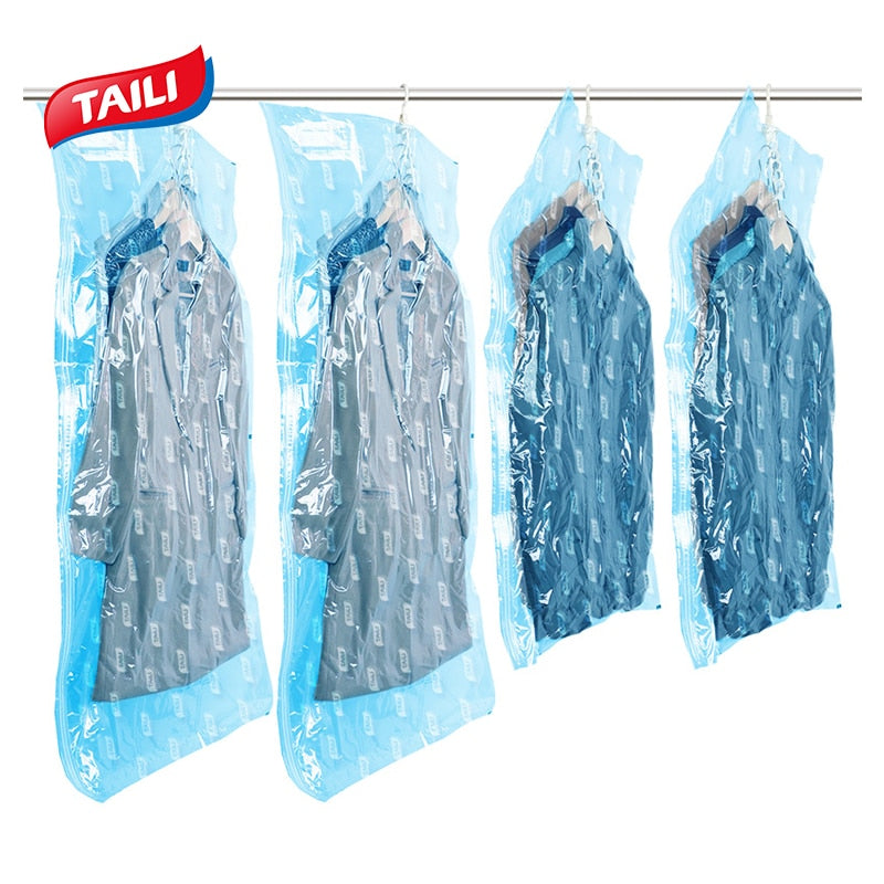 Vacuum Clothes Storage Bags (Set of 4) by HitMyNeed