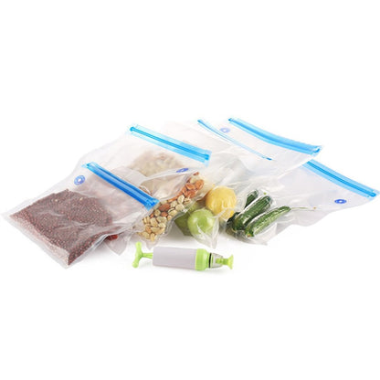 Vacuum Seal Bags Storage Set with Hand Pump by HitMyNeed