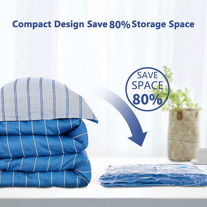 Vacuum Storage Bags with Hand Pump - Space Saver Set by HitMyNeed