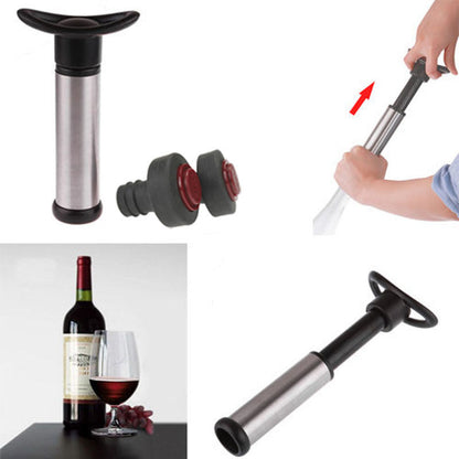 Vacuum Wine Preserver Pump with 2 Stoppers by HitMyNeed