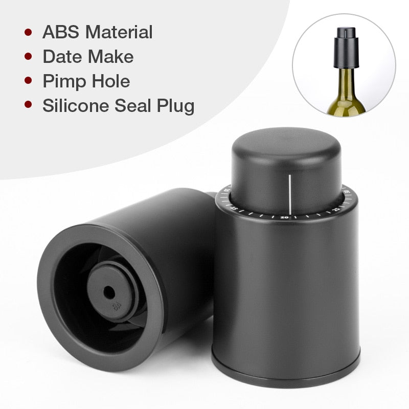 Vacuum Wine Stopper with Silicone Seal by HitMyNeed