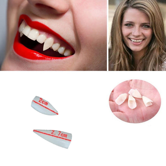 Vampire Fangs Set 4pcs for Halloween Costumes by HitMyNeed