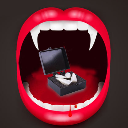 Vampire Fangs Set 4pcs for Halloween Costumes by HitMyNeed