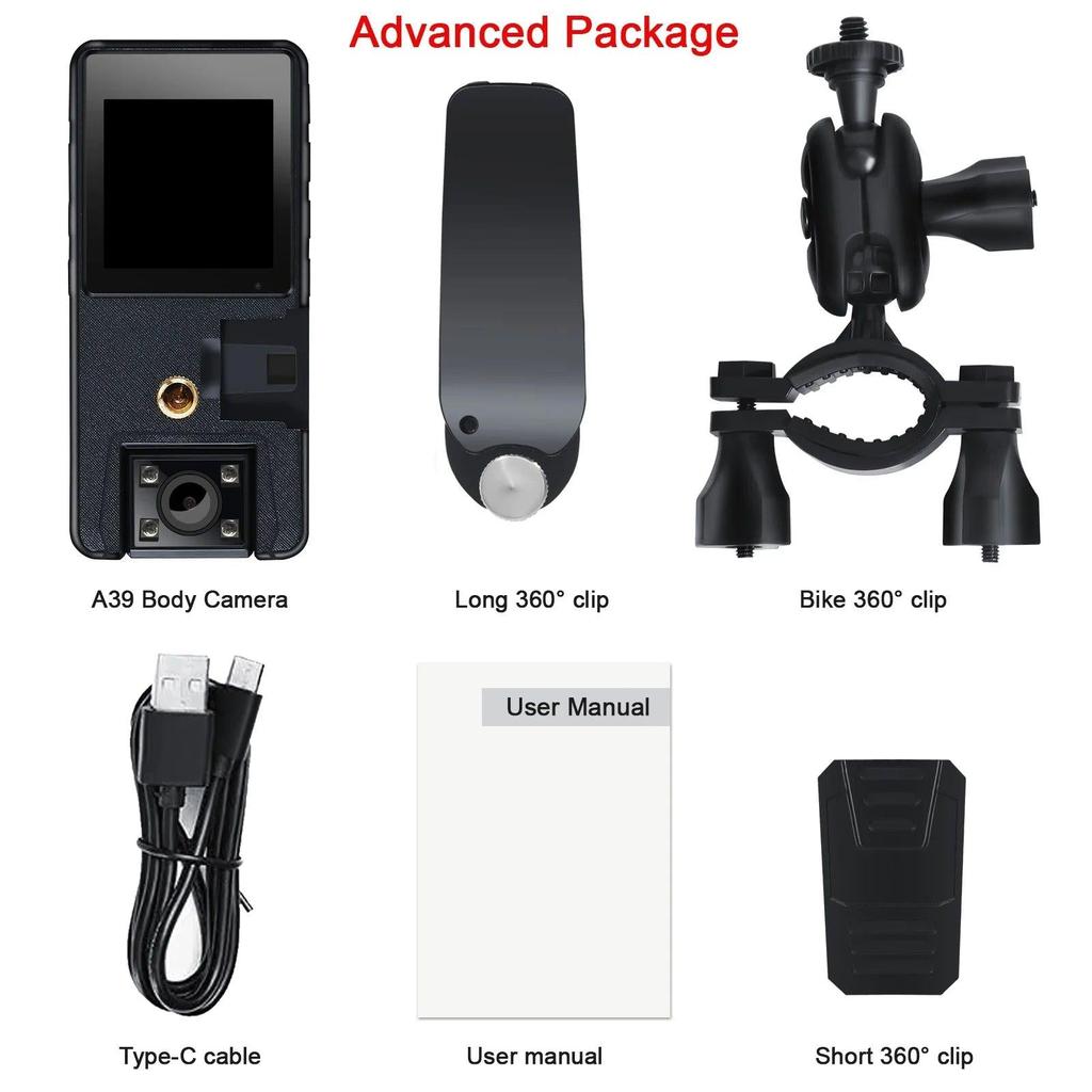 Vandlion A39 1080P Mini Body & Bike Camera by HitMyNeed