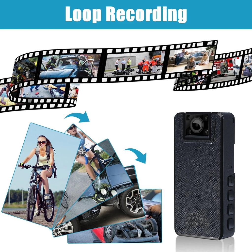 Vandlion A39 1080P Mini Body & Bike Camera by HitMyNeed