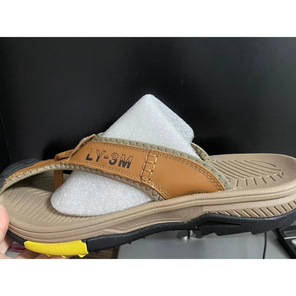 Vanmie Men's Genuine Leather Summer Sandals 7223-brown 38.0 by HitMyNeed