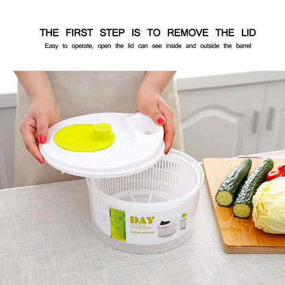 Vegetable Dryer Salad Spinner with Detachable Strainer by HitMyNeed