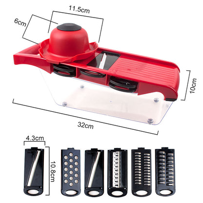 Vegetable Slicer, Grater and Shredder with 5 Blades by HitMyNeed