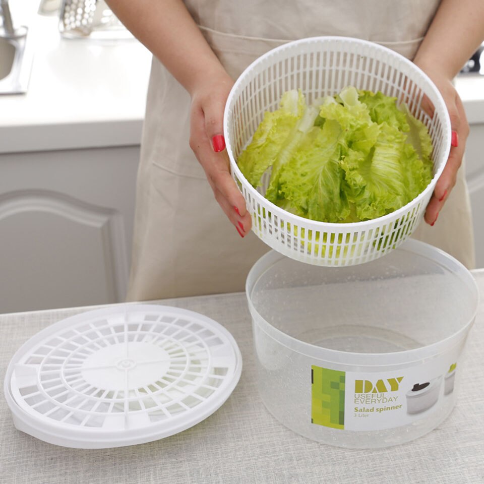 Vegetable Spin Dryer Salad Spinner 22.5cm by HitMyNeed