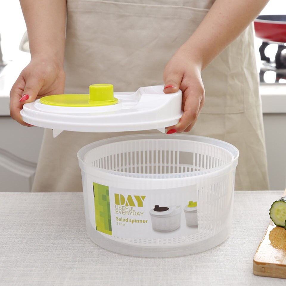 Vegetable Spin Dryer Salad Spinner 22.5cm by HitMyNeed
