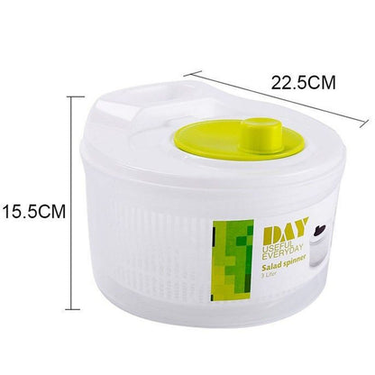 Vegetable Spin Dryer Salad Spinner 22.5cm by HitMyNeed