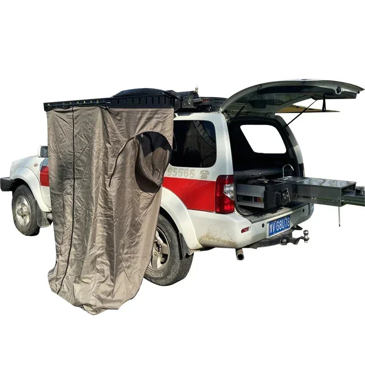 Vehicle Mounted Camping Shower & Change Tent by HitMyNeed