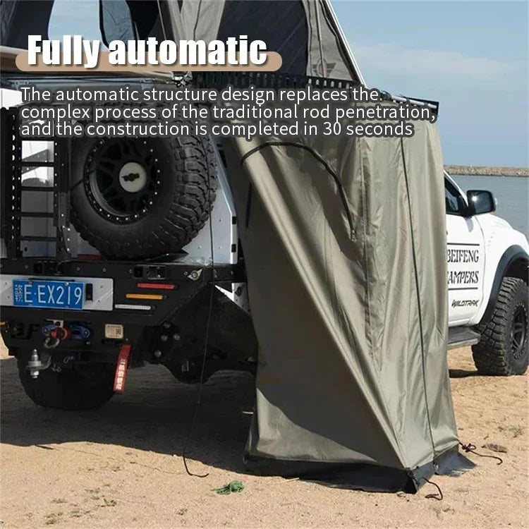 Vehicle Mounted Camping Shower & Change Tent by HitMyNeed