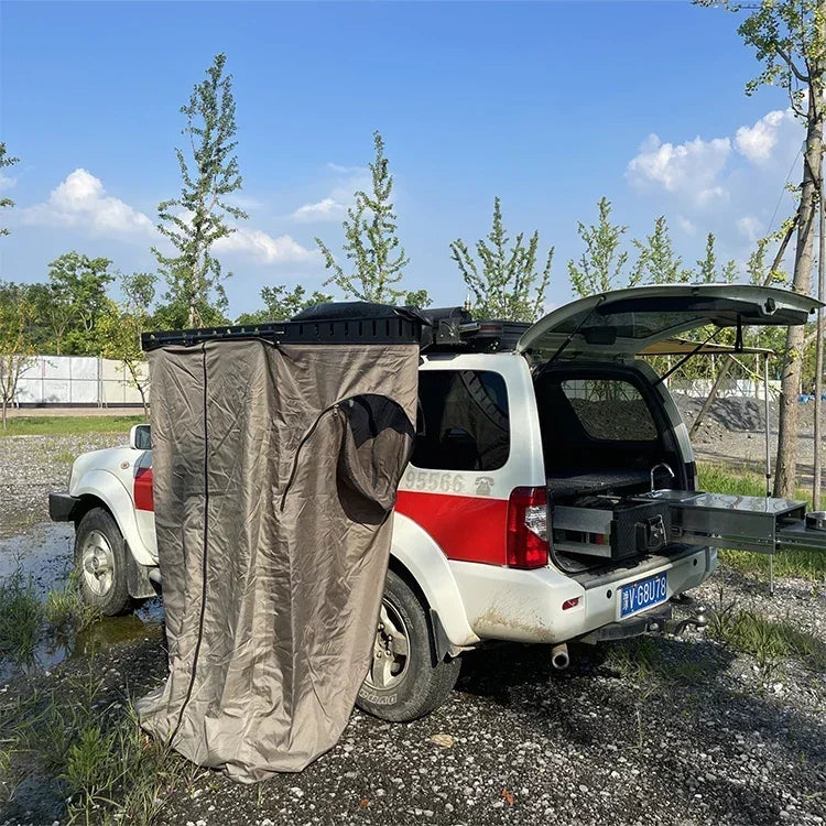 Vehicle Mounted Camping Shower & Change Tent by HitMyNeed