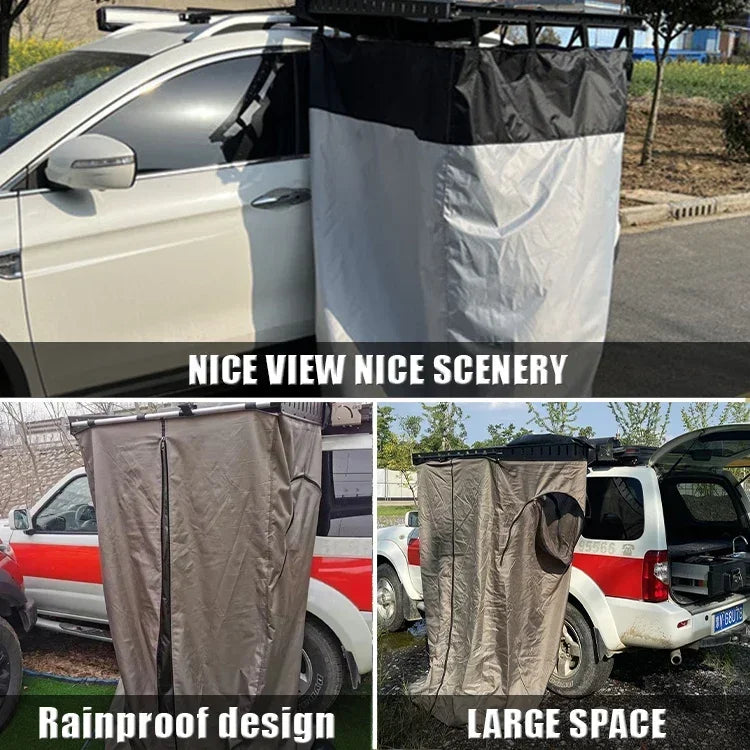 Vehicle Mounted Camping Shower & Change Tent by HitMyNeed