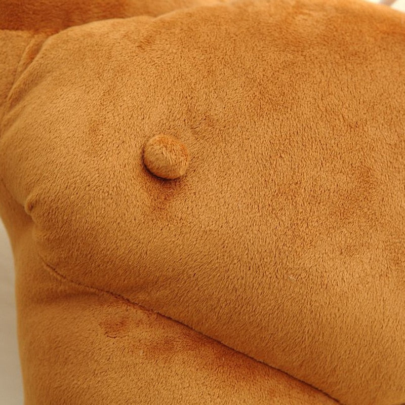 Velvet Arm Pillow with Cotton Filling 58 x 48 cm by HitMyNeed