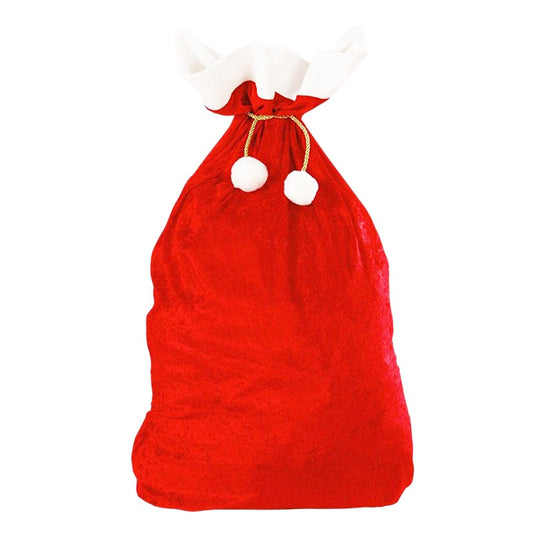 Velvet Drawstring Christmas Santa Gift Bag 70 x 50cm by HitMyNeed