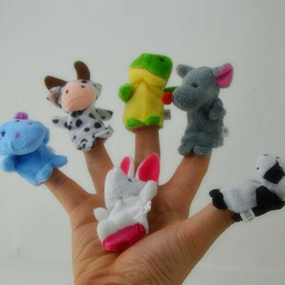 Velvet Farm Animal Finger Puppets Set (10 Pack) by HitMyNeed