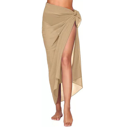 Versatile Wrap Beach Cover Up apricot-long by HitMyNeed