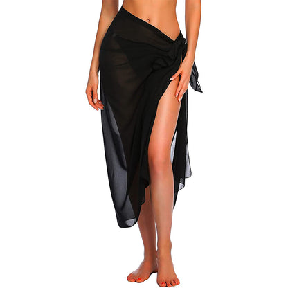 Versatile Wrap Beach Cover Up black-long by HitMyNeed