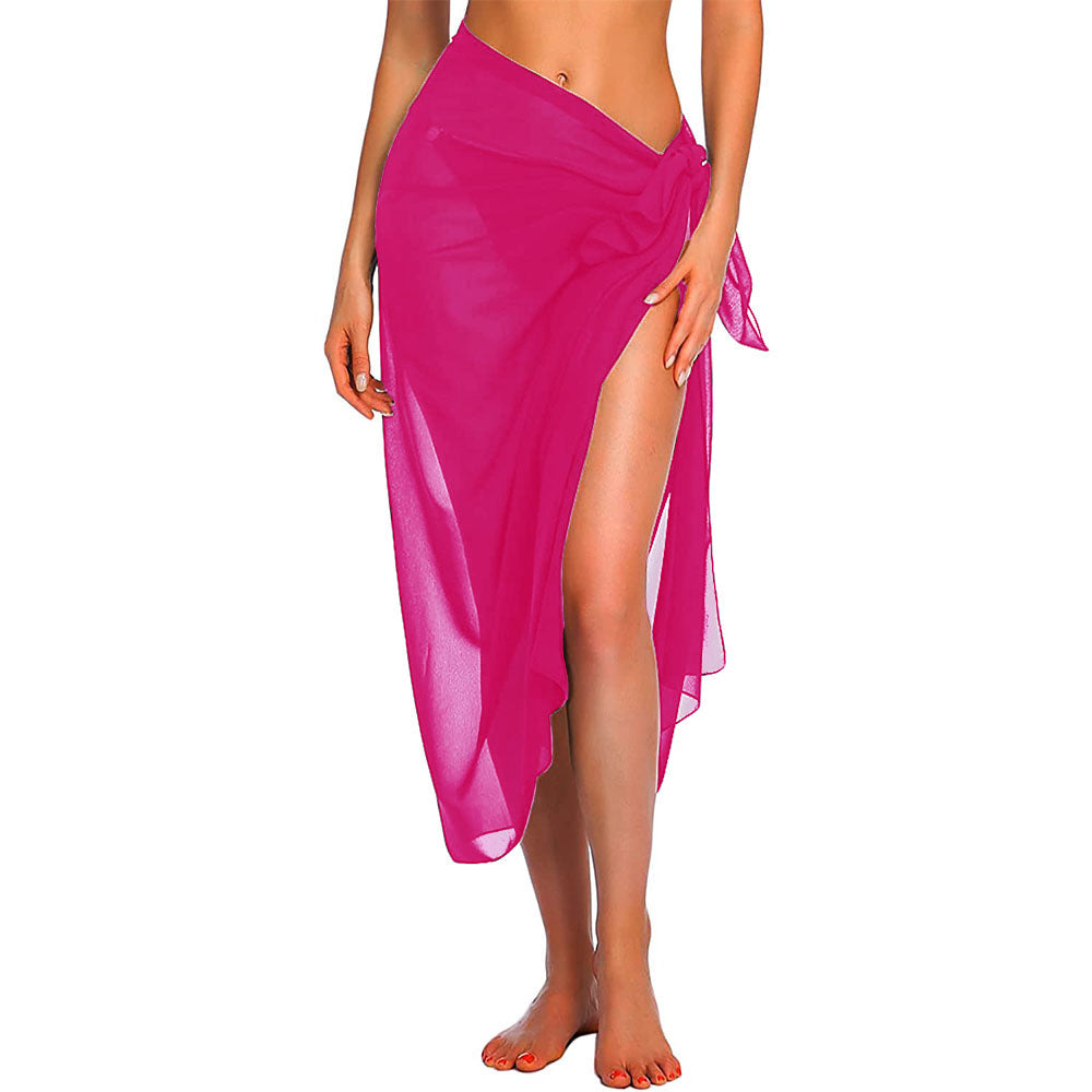 Versatile Wrap Beach Cover Up rose-long by HitMyNeed