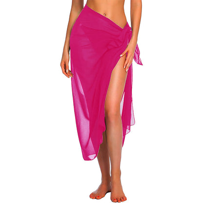 Versatile Wrap Beach Cover Up rose-long by HitMyNeed